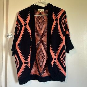 Pink rose size medium cardigan